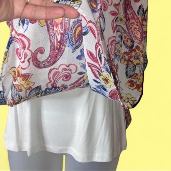 NWT Apt.9 Bandana asymmetrical Top M - Picture 5 of 13